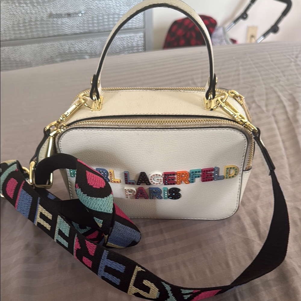 Karl Lagerfeld Multicolor Logo Crossbody Bag
